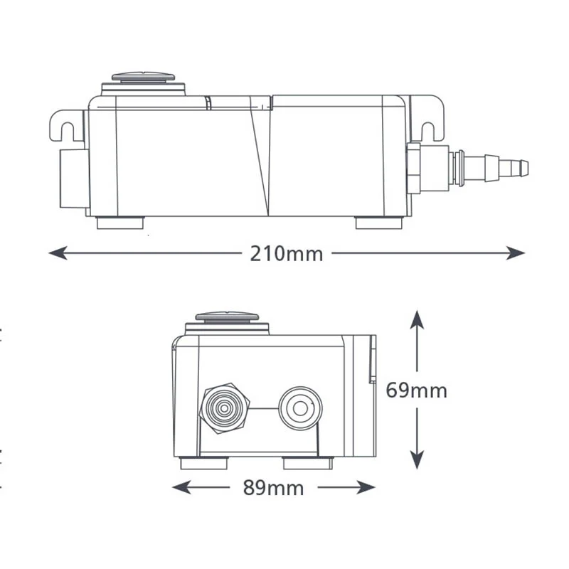 Bomba de condensados Aspen Pumps Mini Tank - Imagen 2