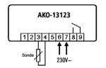 Termostato AKO 13123 (1 relé) - Imagen 2