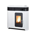 Estufa de pellet GreenHeiss Elisa Ghost Air Hall Symphony Black Line