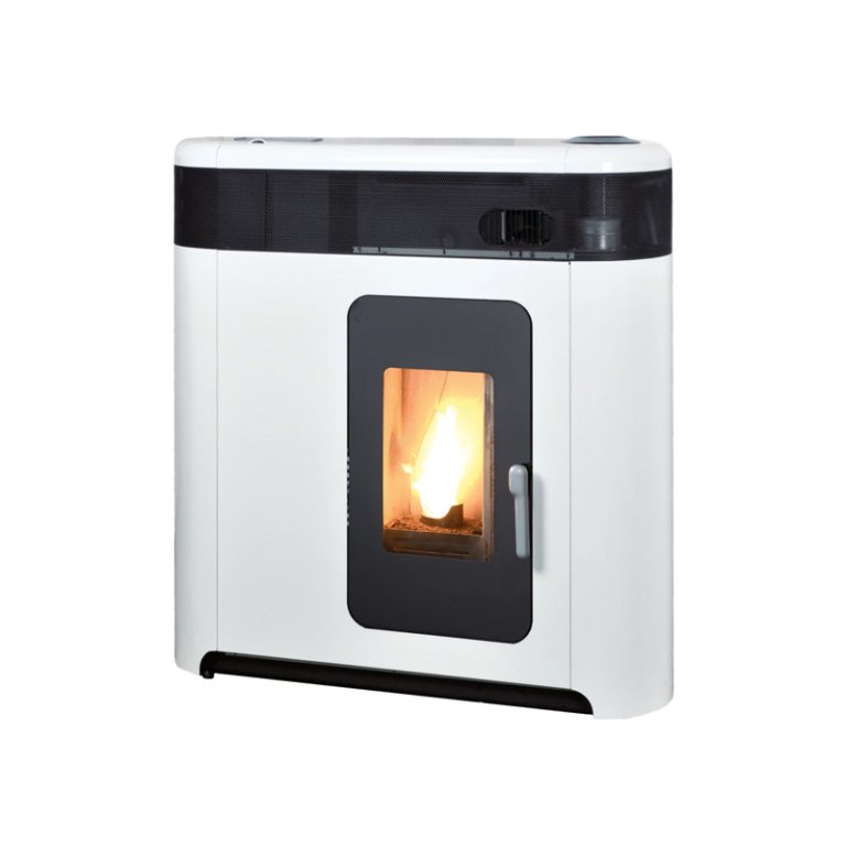 Estufa de pellet GreenHeiss Elisa Ghost Air Hall Symphony Black Line