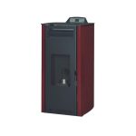 Estufa de pellet GreenHeiss Rosa Air Classic 7 burdeos 6,5kW