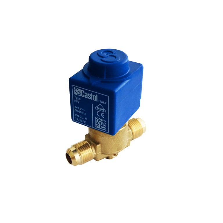 Válvula Solenoide Castel 1020/2 SAE 1/4"