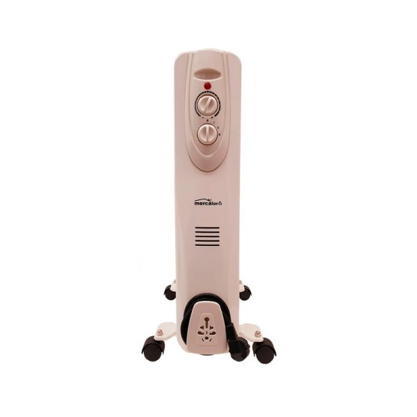 Radiador de aceite Mercatools 9 -11 elementos con 4 ruedas (2000W - 2500W)