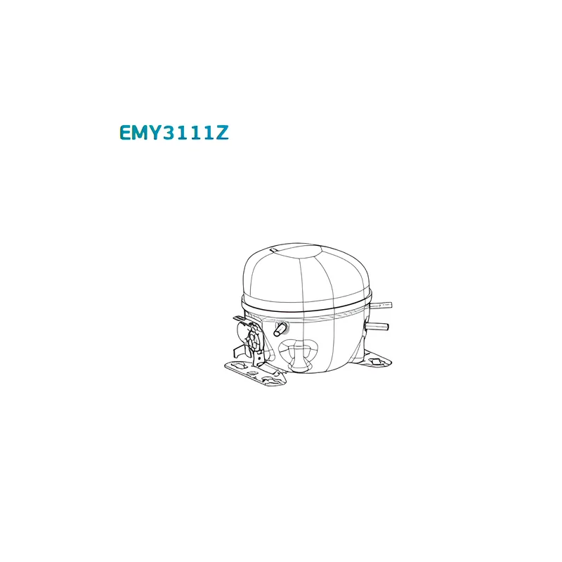 Compresor Embraco EMY3111Z de baja Temperatura - Imagen 2
