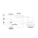 Calefactor cerámico industrial Mercalor MT13970 de 2000W - Imagen 2