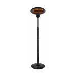 Calefactor eléctrico exterior de pie con mando Mercalor MT01576 de 2000w