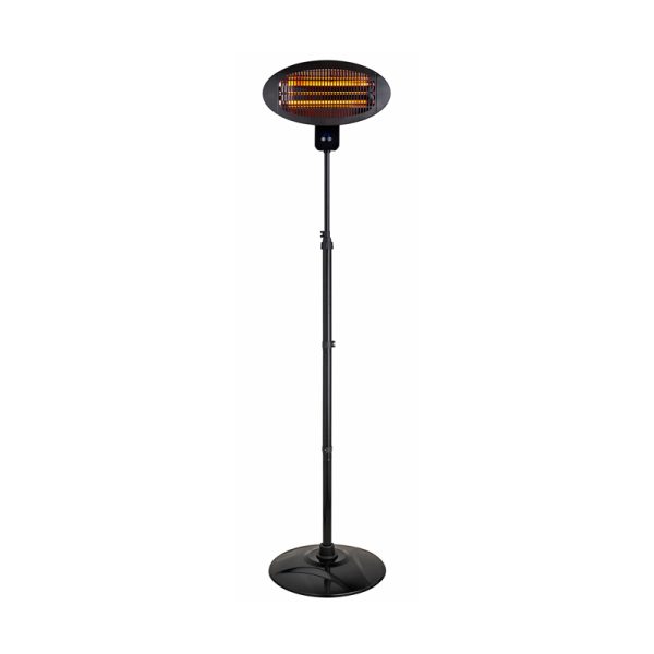 Calefactor eléctrico exterior de pie con mando Mercalor MT01576 de 2000w