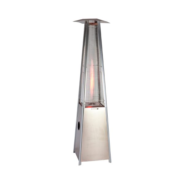 Estufa de gas butano piramidal Mercalor MT01556 inox 5700/9500W