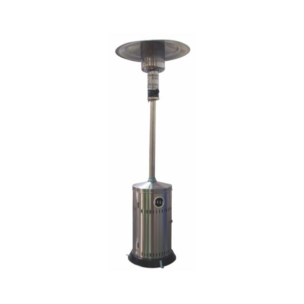 Estufa de gas butano exterior Mercalor MT01555 inox 13kW con ruedas