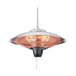 Estufa de infarrojos de techo Mercalor MT01536 para terraza 2400W - Imagen 2
