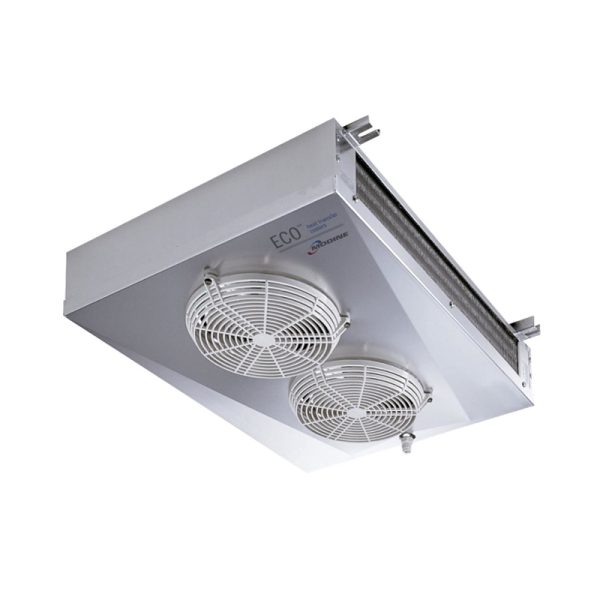 Evaporador techo doble boca ECO MIC-401 con separación de aleta 4,5/9mm, 4 hélices Ø230mm