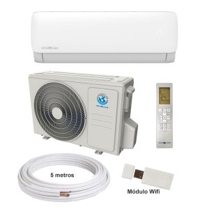 Pack Instalador: Aire Acondicionado Mundoclima MUPR-12-H11 + Módulo WiFi + Rollo de Cobre 1/4" 3/8" (5m)