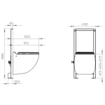 Inodoro con triturador SFA Sanicompact Comfort+ - Imagen 2