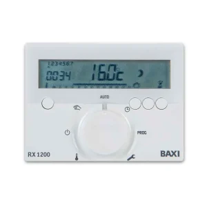 Termostato programable Baxi conexión inalámbrico RX 1200