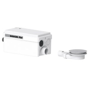 Bomba de evacuación SFA Sanishower Flat – Solución compacta con sifón extraplano para duchas modernas