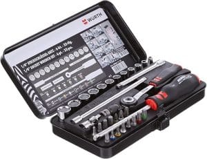 0965 11 Conjunto de carraca WURTH 1/4 33 piezas