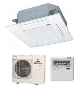 Aire acondicionado cassette MITSUBISHI ELECTRIC MGPLZ-140 trifasica