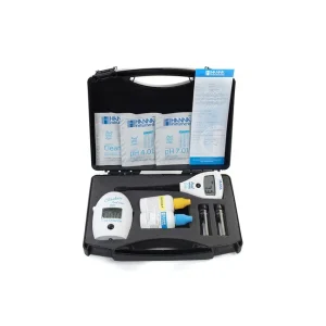 Maletín Pool Line de cloro HANNA INSTRUMENTS pH HI7014 + HI981014 NEGRO